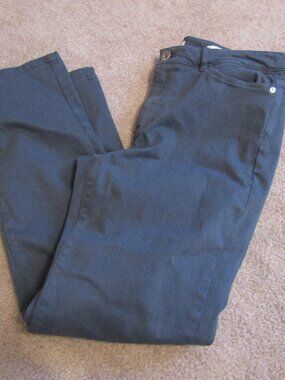 J Jill Jeans Womens 10 Blue Gray Boyfriend Straight Leg Stretch Ankle Denim Jean
